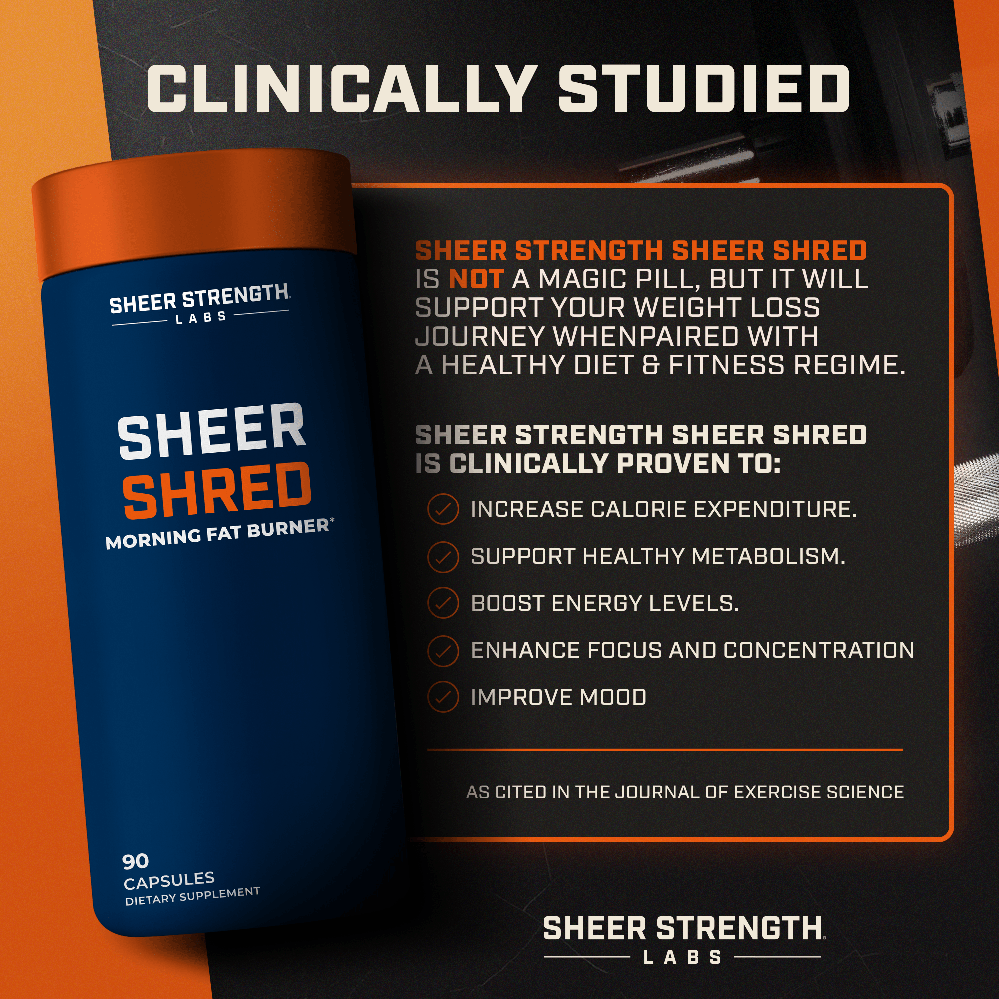 Sheer Strength Labs Sheer Shred AM Fat Burner