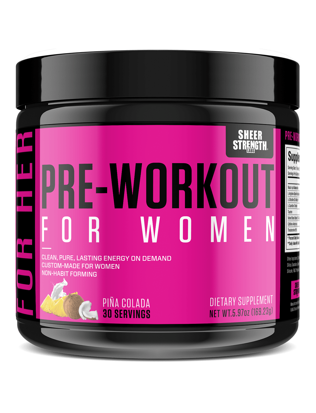 Sheer Strength Labs Health & Wellness Sheer Pre-Workout for Women